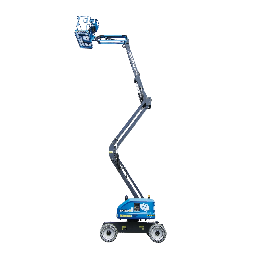 Image shows a 46.6m / 150ft diesel knuckle boom lift available for hire or rent from AAH Australia