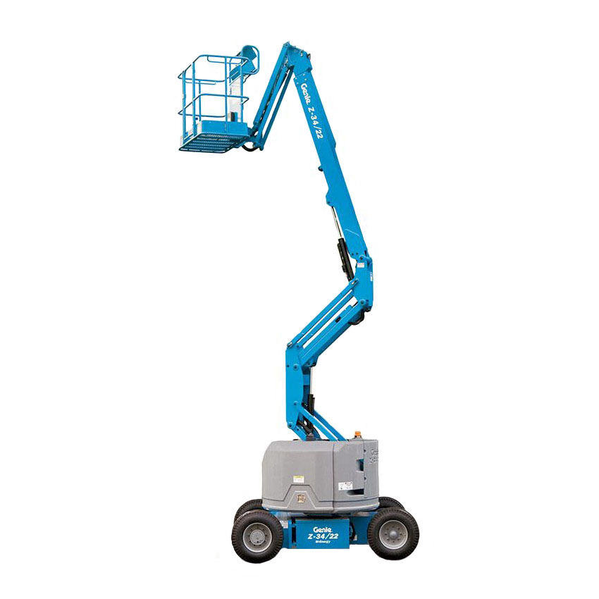 image shows a 10.5m 34ft diesel knuckle boom for hire from AAH Australia