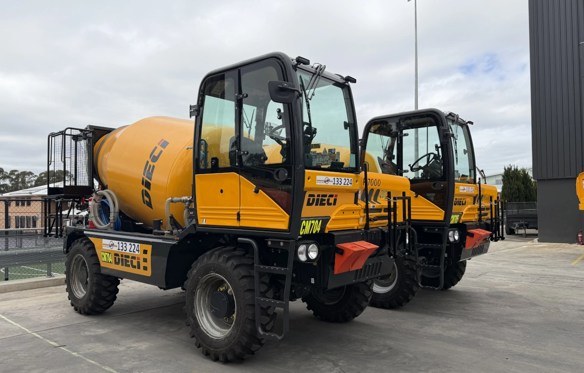 Benefits of 4×4 Mixer Truck Hire for Remote and Difficult Access Sites